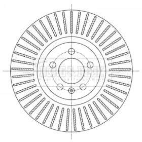 BORG & BECK bbd5388 -  Тормозной диск